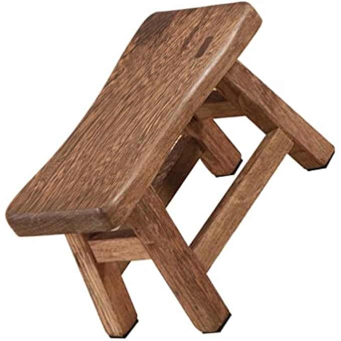 rayihni CHILDREN'S GARDENING POTTY STOOL - WOODEN SITTING CHAIR FOR BATHROOM, OUTDOOR, KIDS STEP, VANITY - NURSERY TRAVEL WENGE FURNITURE - Image 2